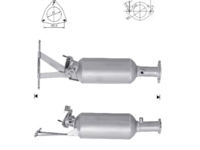 Hiukkassuodatin Volvo S60 / V70 D5