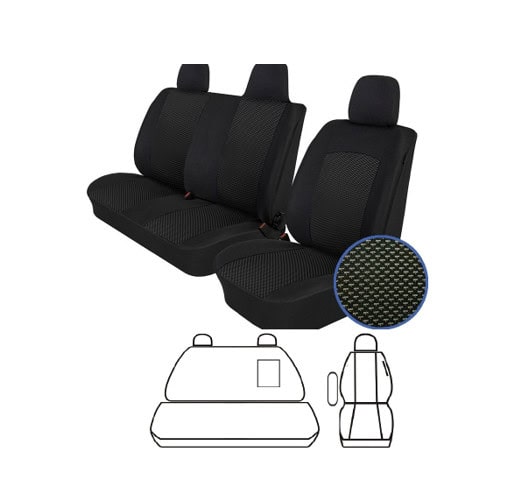 Istuinsuojasarja Sprinter II 06- / Crafter 06-16 (2+1)