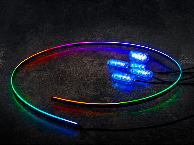 LED RGB AUTON SISÄVALOSARJA