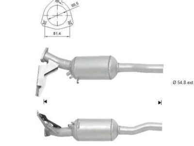 Hiukkassuodatin Audi A6 3.0 TDI quattro