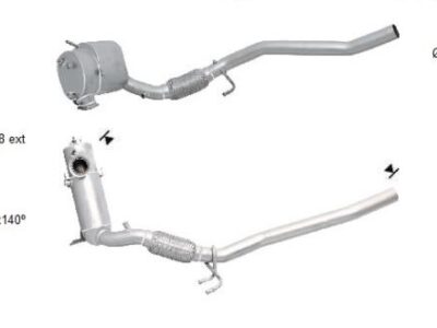 Hiukkassuodatin VW Caddy III 4 Motion