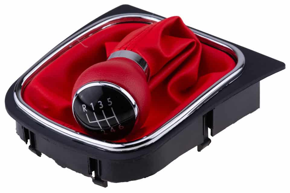 Vaihdekepin nuppi ja suojus VW Golf V / Golf VI / Jetta 2006- / 6-Vaihteinen