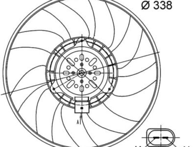MAHLE Jäähdyttimen tuuletin Audi A6/A7/Q3 2010-