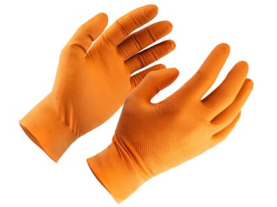 Asentajan nitriilikäsine 50kpl, Oranssi