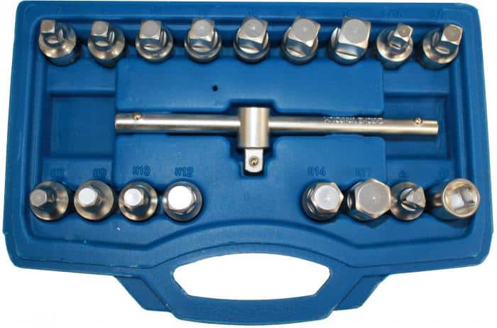 Öljytulpan avainsarja 3/8", 19-os. - Image 2