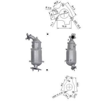 Hiukkassuodatin Honda C-RV 2.2 i-DTEC