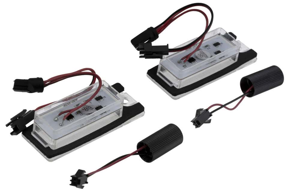 LED rekisterikilven valaisinpari Volvo S60 / S80 1998- / XC70 2001- / XC90 2003- - Image 5