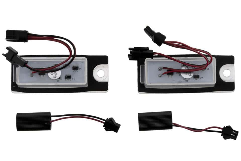 LED rekisterikilven valaisinpari Volvo S60 / S80 1998- / XC70 2001- / XC90 2003- - Image 3