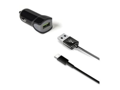 Autolaturi + USB-C kaapeli 12-24V Celly