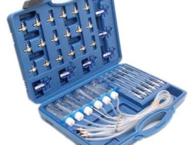 Common rail dieselsuuttimen ohivuoto testaussarja