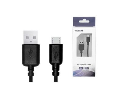 Micro-USB kaapeli 1,2M Musta