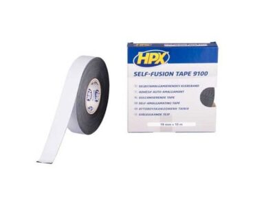 HPX Vulkanoituva teippi Musta 19mm x 10m