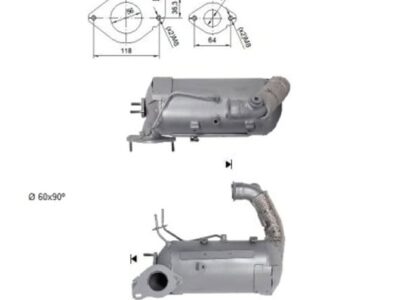 Hiukkassuodatin  MB, Nissan, Renault 1,5TD