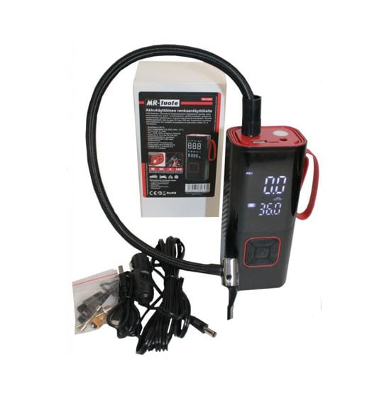 Akkukäyttöinen renkaantäyttölaite