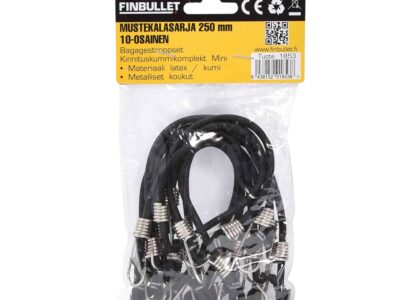 Mustekalasarja 10 osaa, pituus 250mm