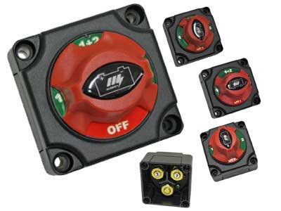 Menbers päävirtakatkaisin kaksiakkujärjestelmille 300 A 12/24V *OUTLET*