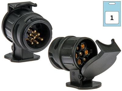 Perävaunu adapteri 13->7