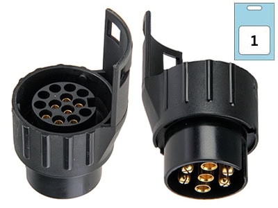 Perävaunu adapteri 7->13