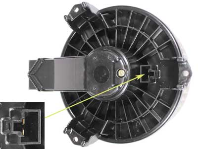 Lämmityslaitteen puhallinmoottori Toyota Auris / Corolla / Verso / Rav4 - Image 2