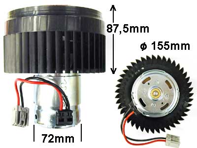 Lämmityslaitteen puhallinmoottori Volvo S60 I / S80 I / V70 II / XC70 I / XC90 I