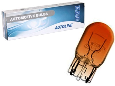 Lasikantapolttimo 12V / 21W / T20, Oranssi