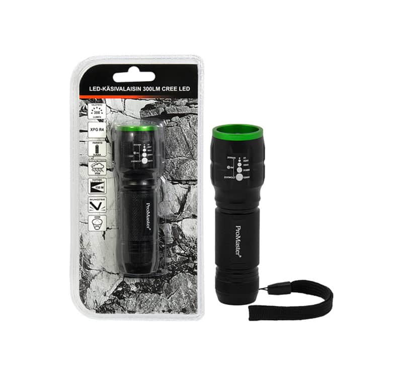 Led käsivalaisin 300LM
