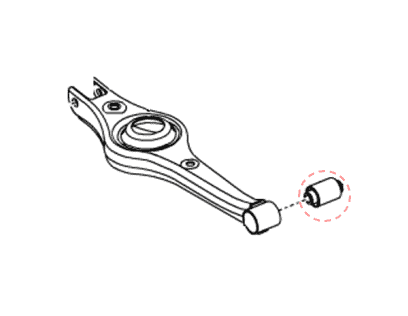 Taka-alatukivarren hela, ulompi Ssangyong Korando - Image 2