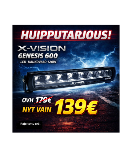 X-Vision Genesis 600 Led-kaukovalo 9-30V 120W