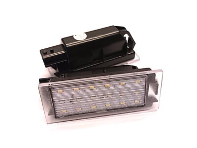 LED-rekisterikilven valaisinpari – Dacia / Fiat / Mercedes-Benz / Nissan / Opel / Renault / Smart